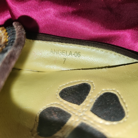 Unique sequins shoes with a kitten heel - Picture 4 of 5